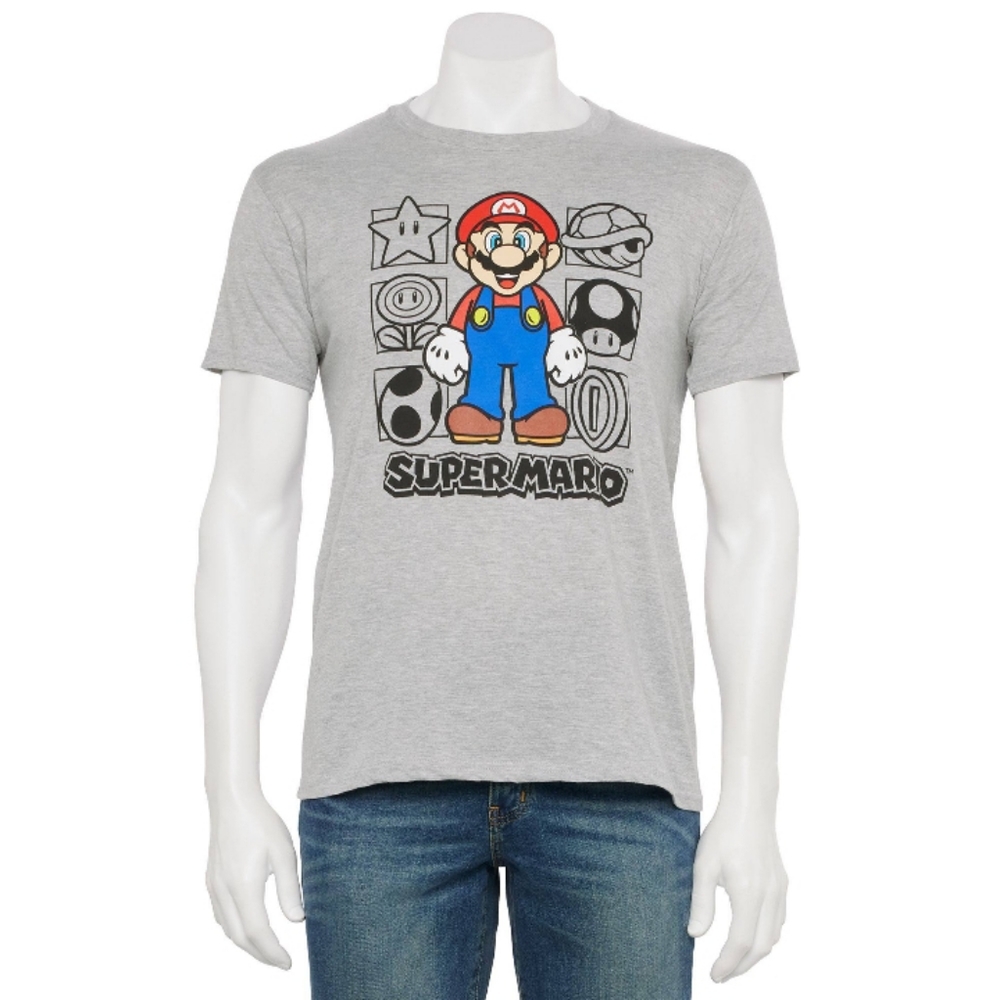 SUPER MARIO T-Shirt‎ sz. Large